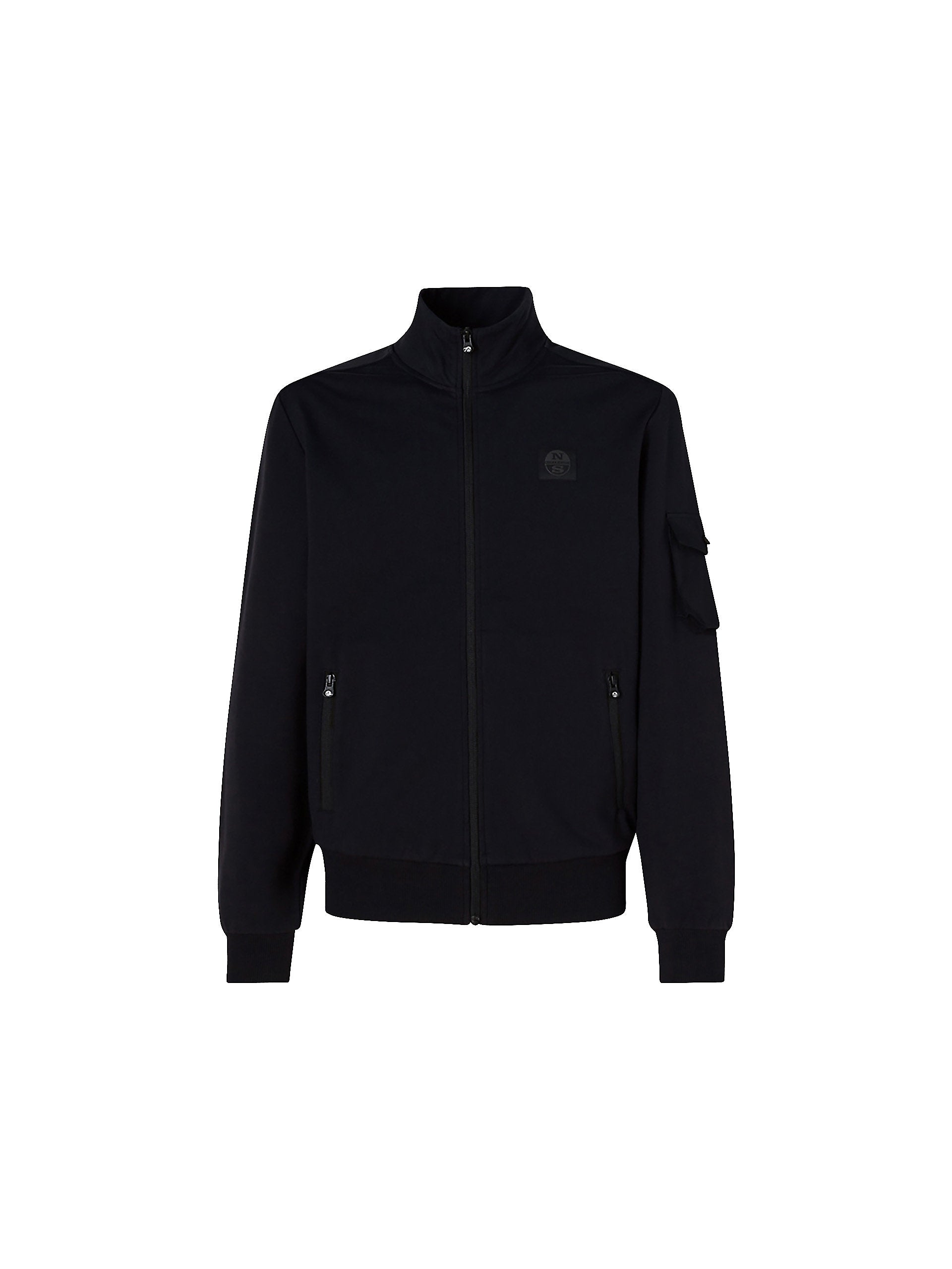 North Sails - Zip sweatshirt with pocketNorth SailsBlack4XL