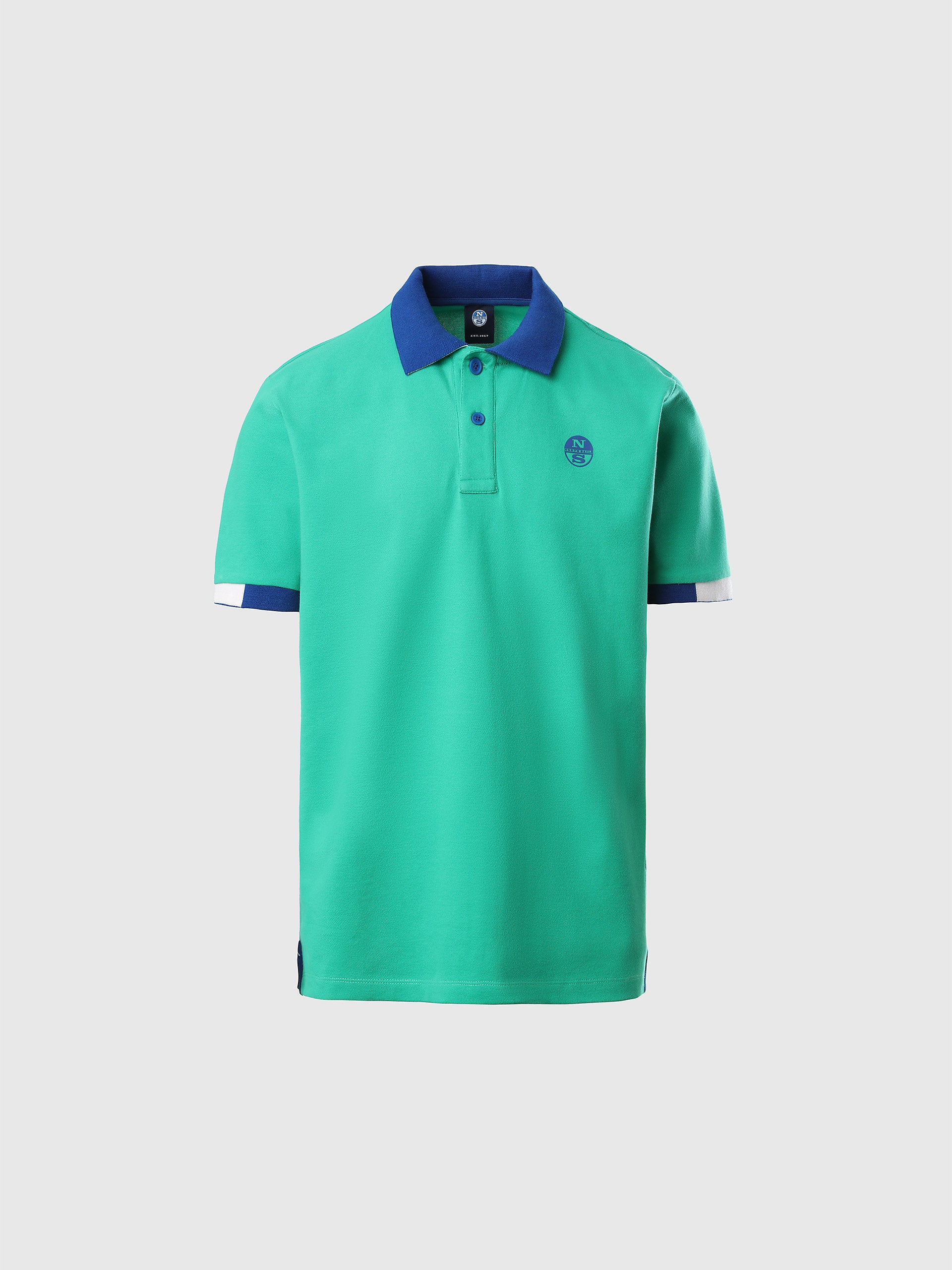 North Sails - Organic cotton polo shirtNorth SailsGarden green3XL