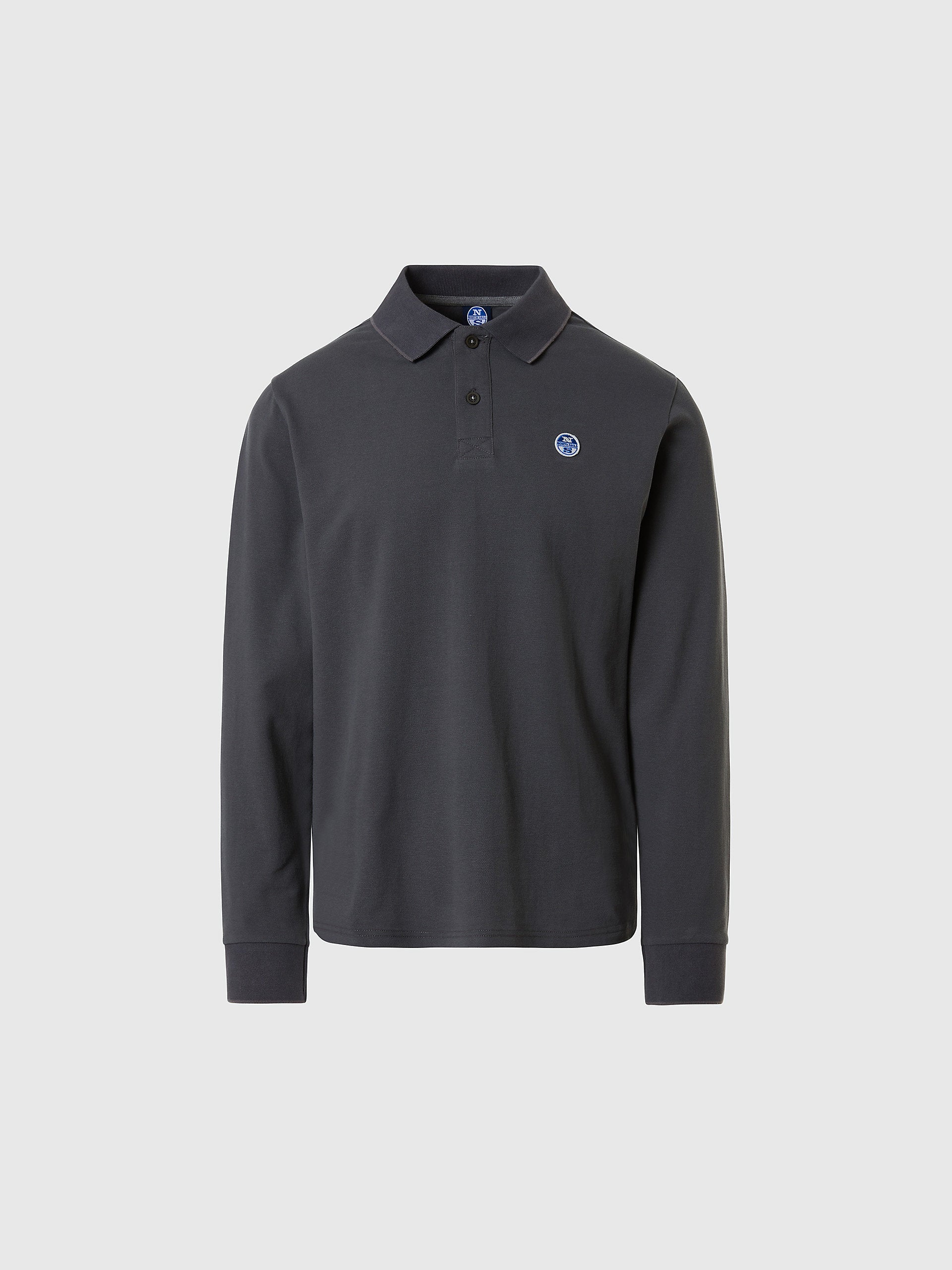 North Sails - Long-sleeved polo shirtNorth SailsAsphaltS