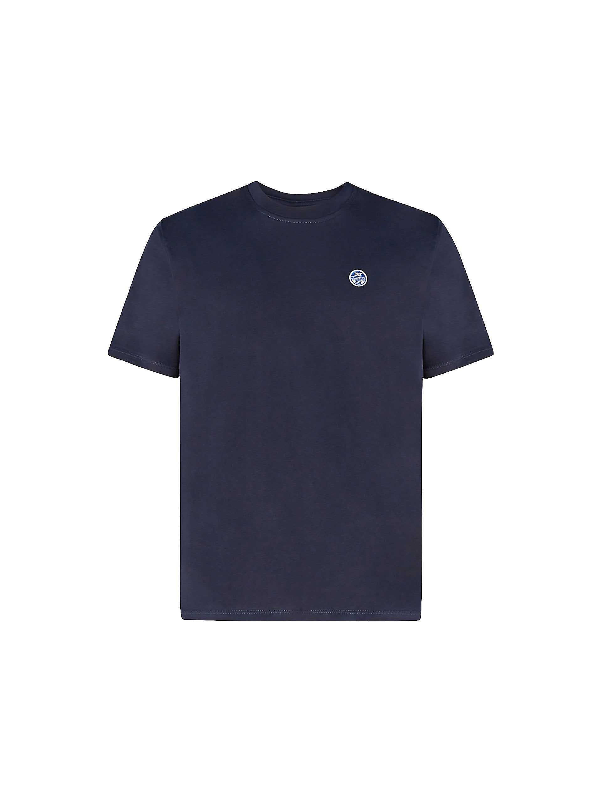 North Sails - T-shirt con patch in feltroNorth SailsNavy blueS