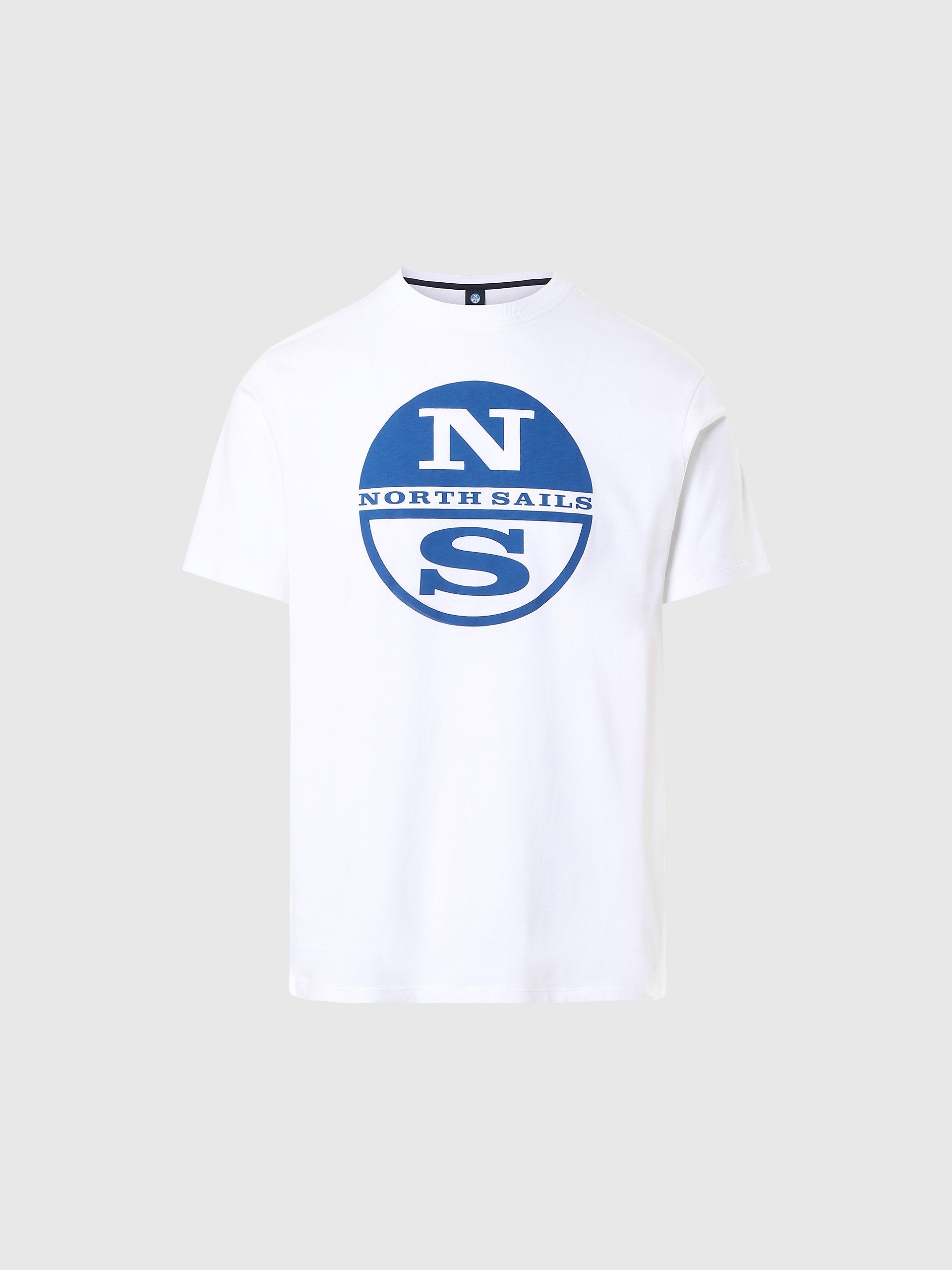 North Sails - T-shirt con stampa maxi logoNorth SailsWhiteM