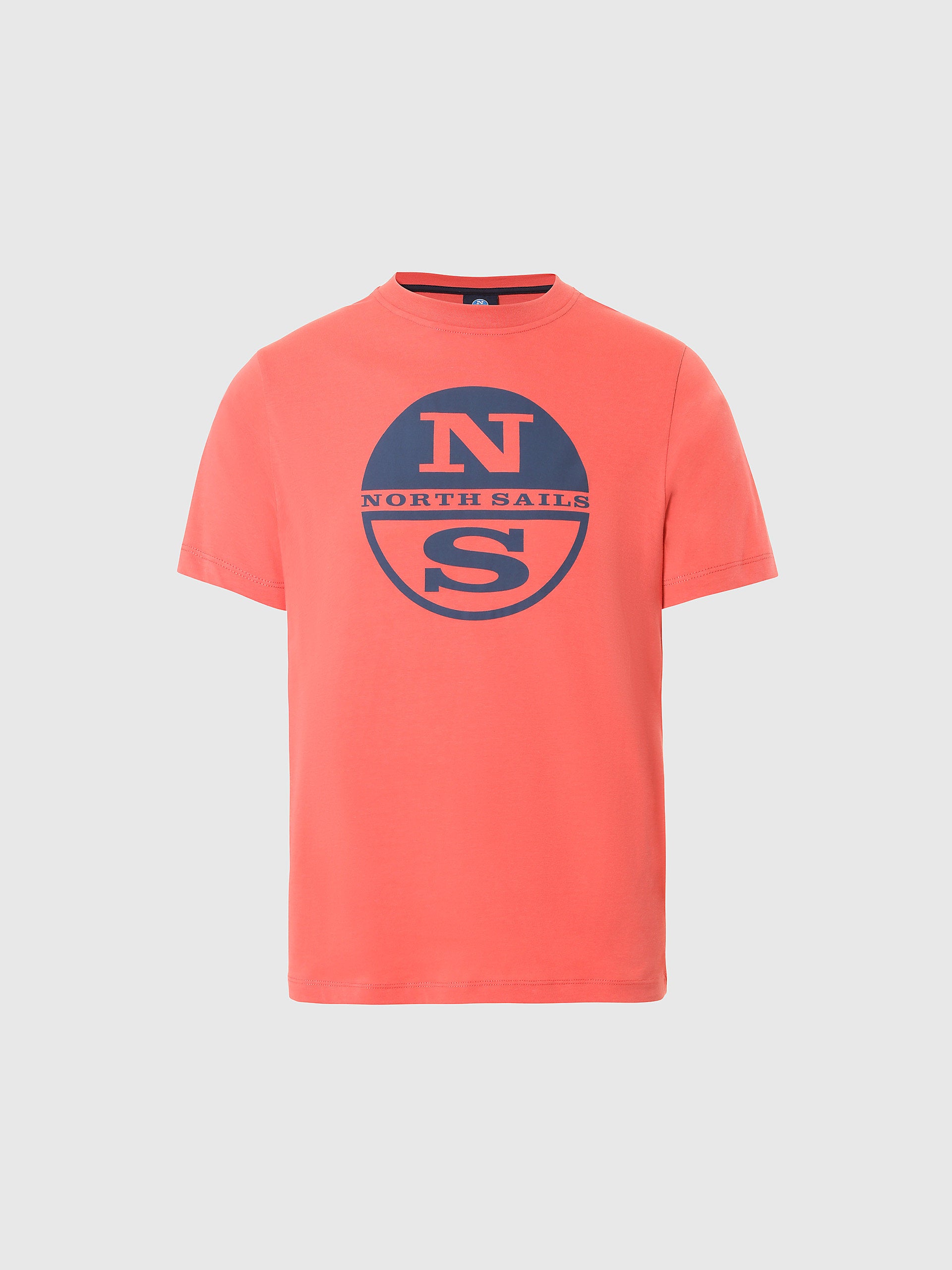 North Sails - T-shirt con stampa maxi logoNorth SailsSpiced coralS