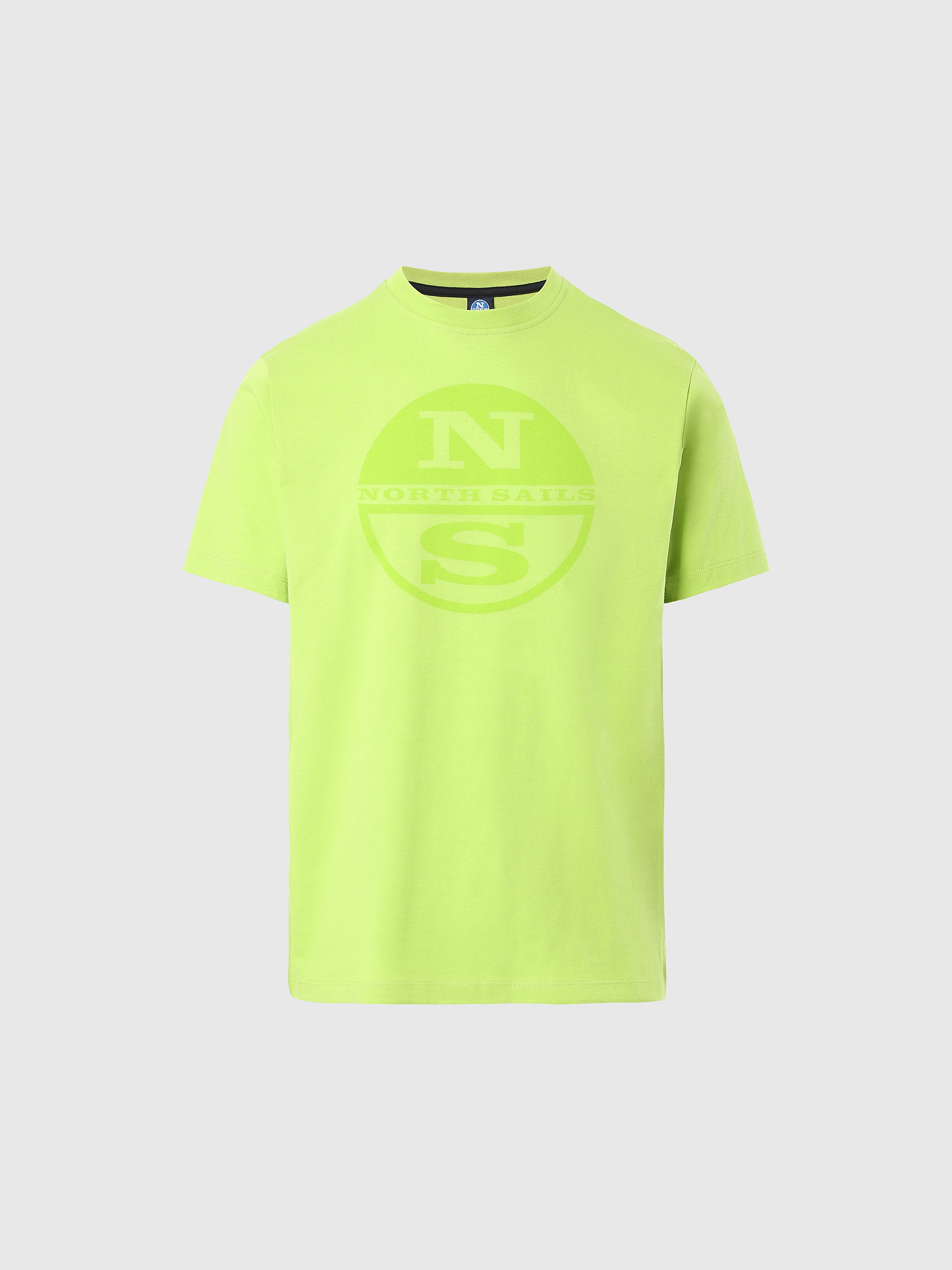 North Sails - T-shirt con stampa maxi logoNorth SailsLimeM