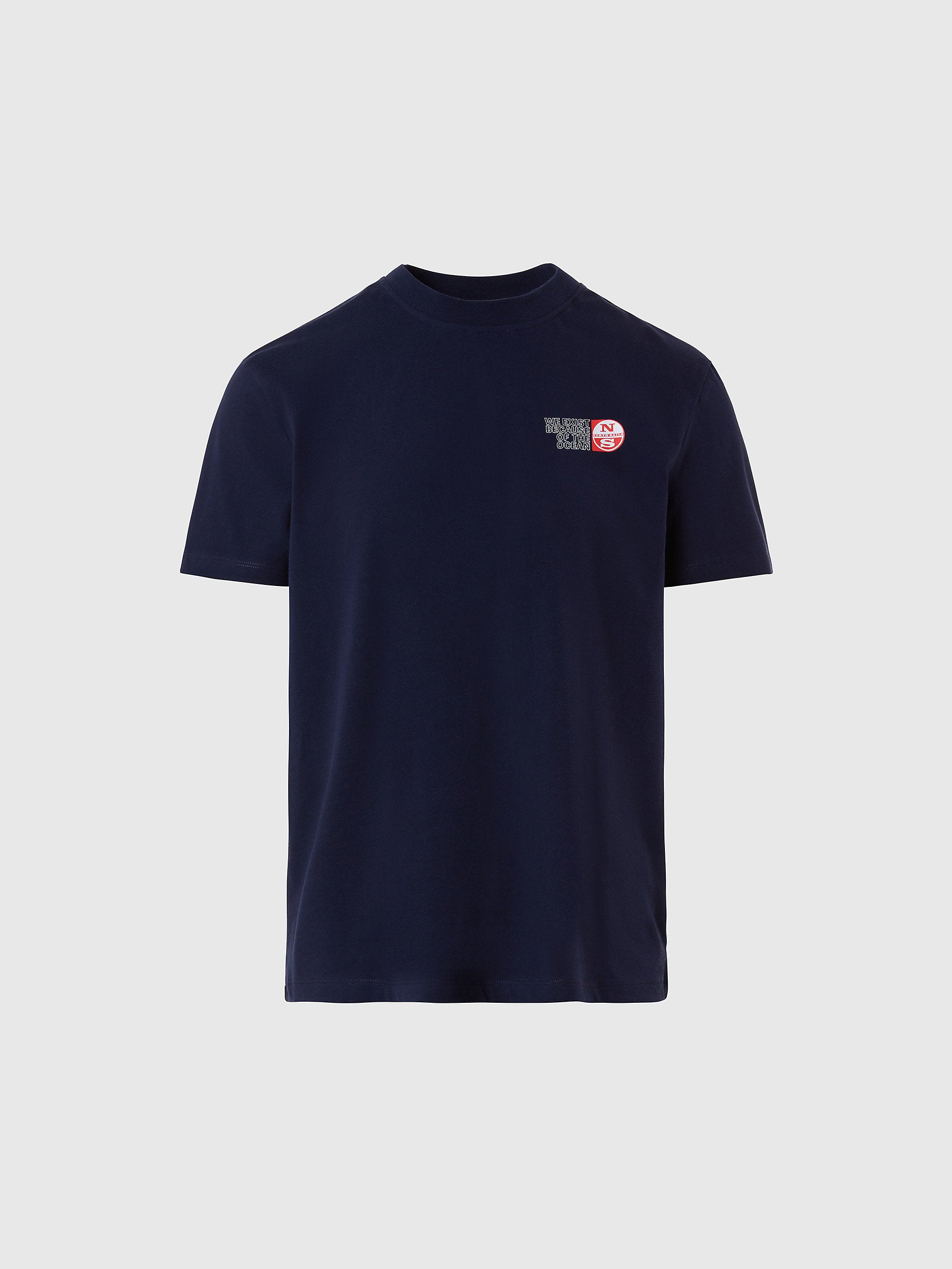 North Sails - T-shirt with chest printNorth SailsNavy blueXXL