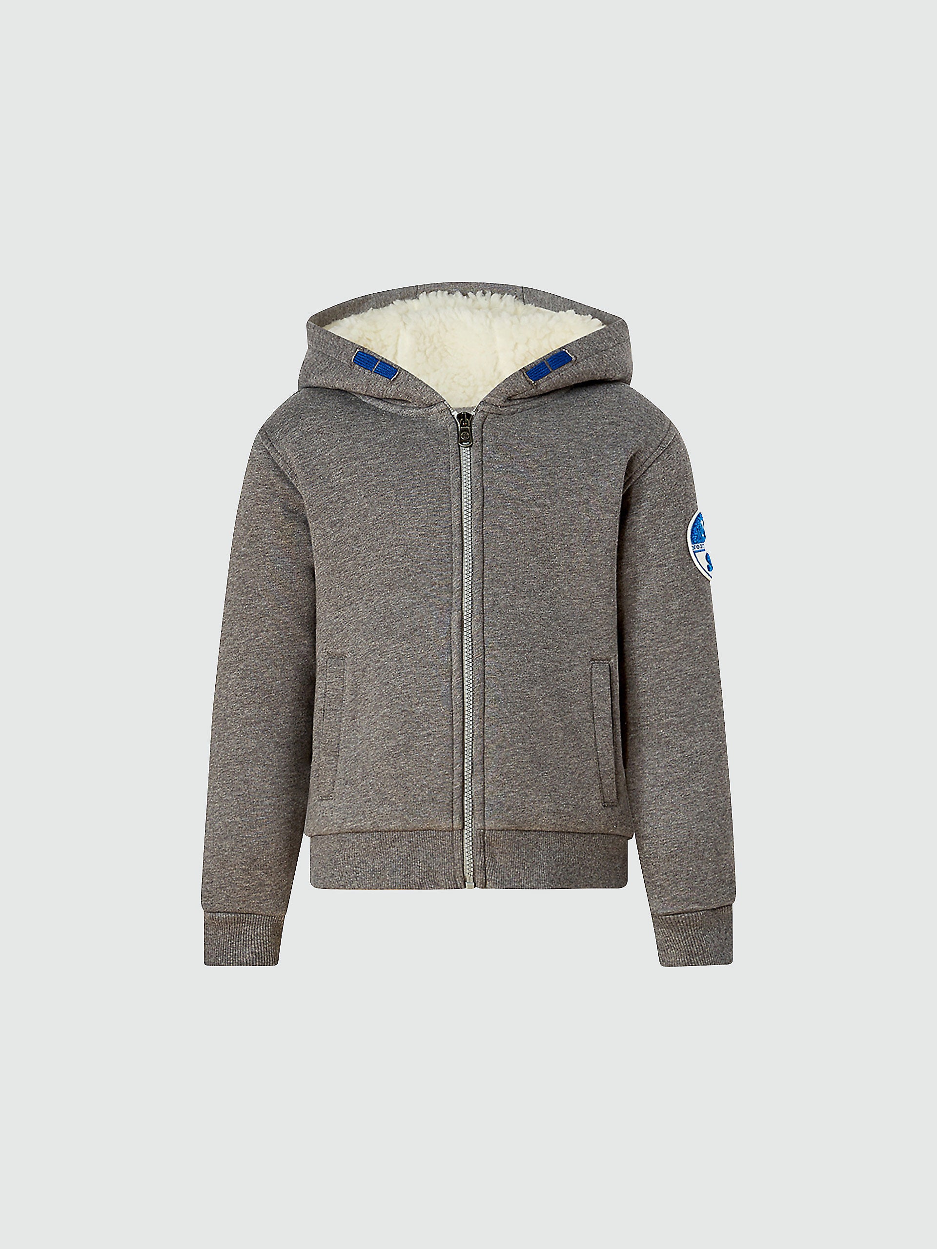 North Sails - Felpa con cappuccio e zipNorth SailsMedium grey melange4