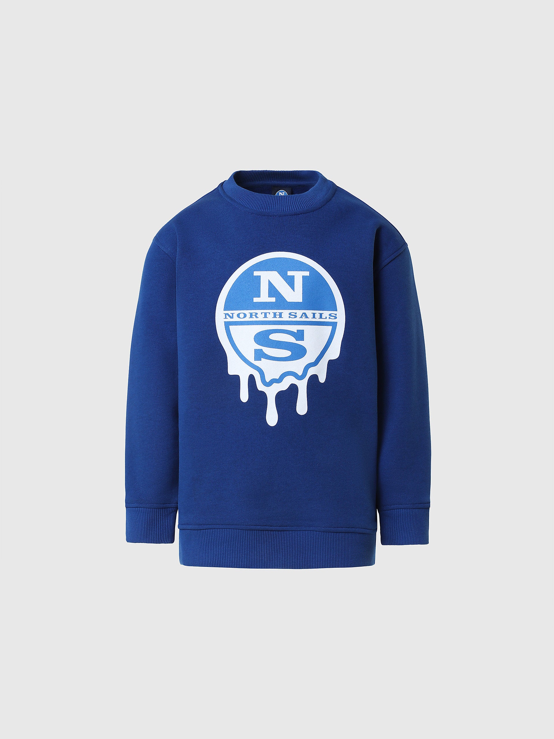 North Sails - Sweatshirt with maxi logoNorth SailsOcean blue8