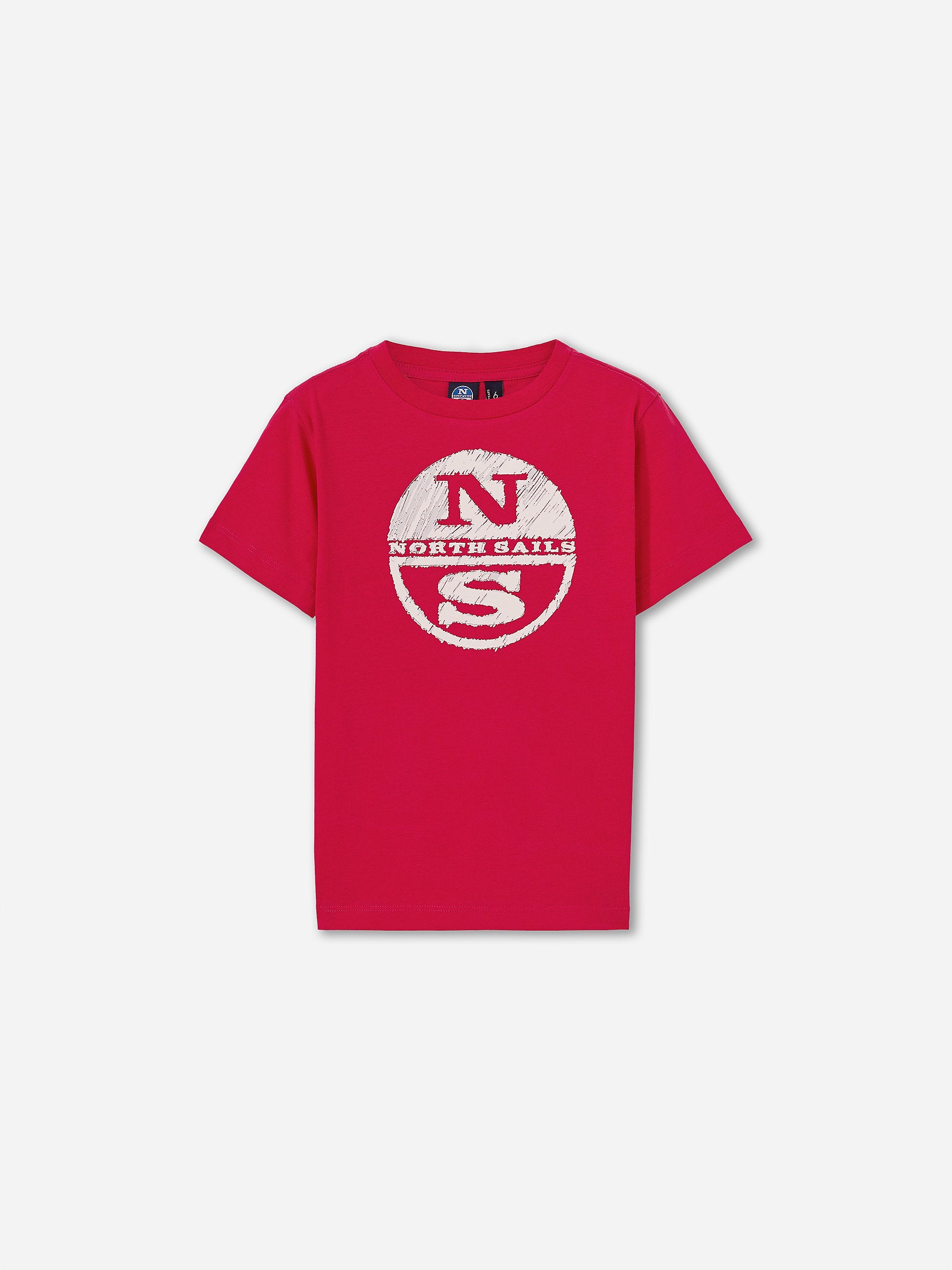 North Sails - T-shirt in jersey di cotoneNorth SailsPersian red8
