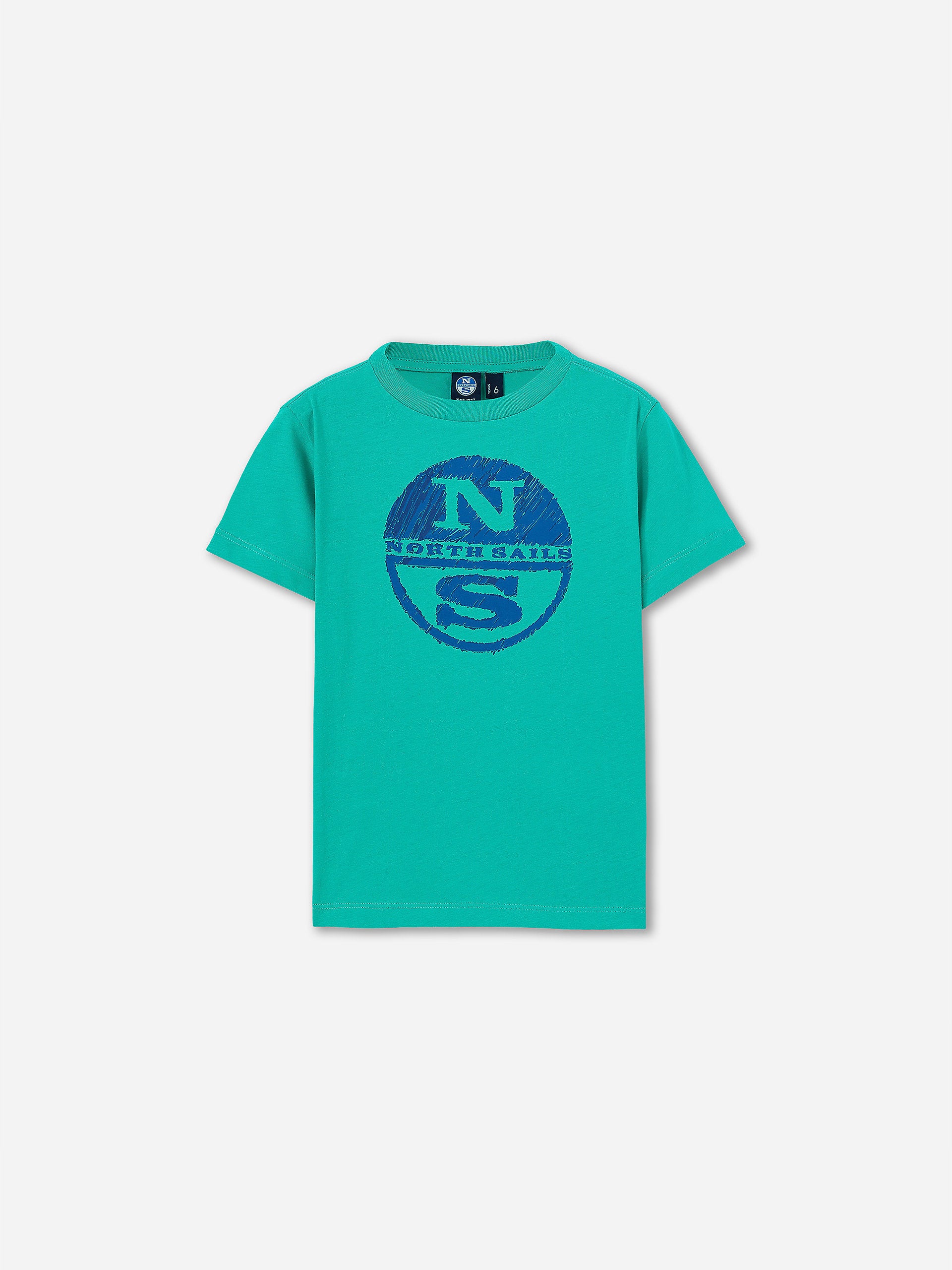 North Sails - T-shirt in jersey di cotoneNorth SailsEmerald8