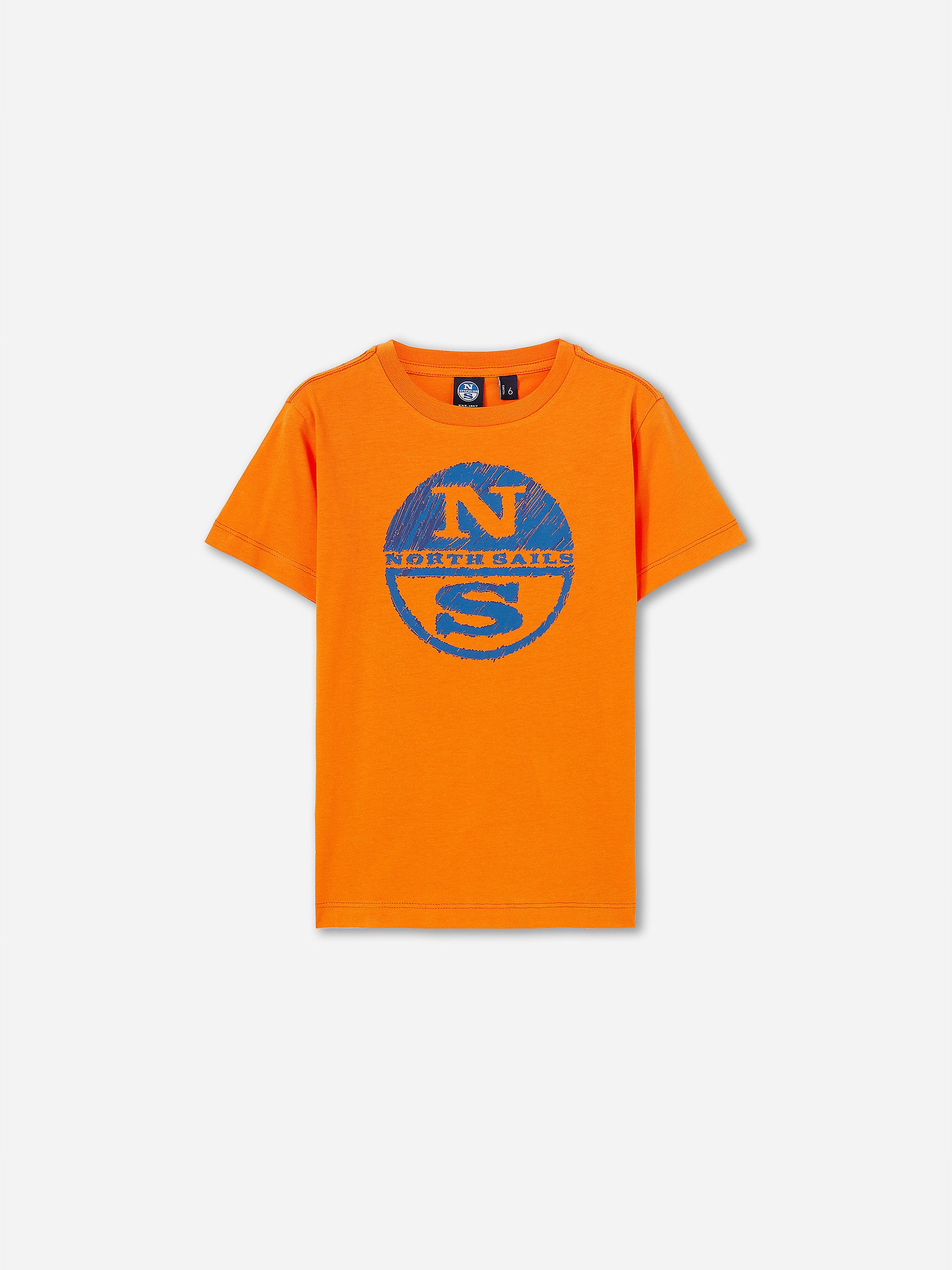 North Sails - T-shirt in jersey di cotoneNorth SailsVibrant orange8