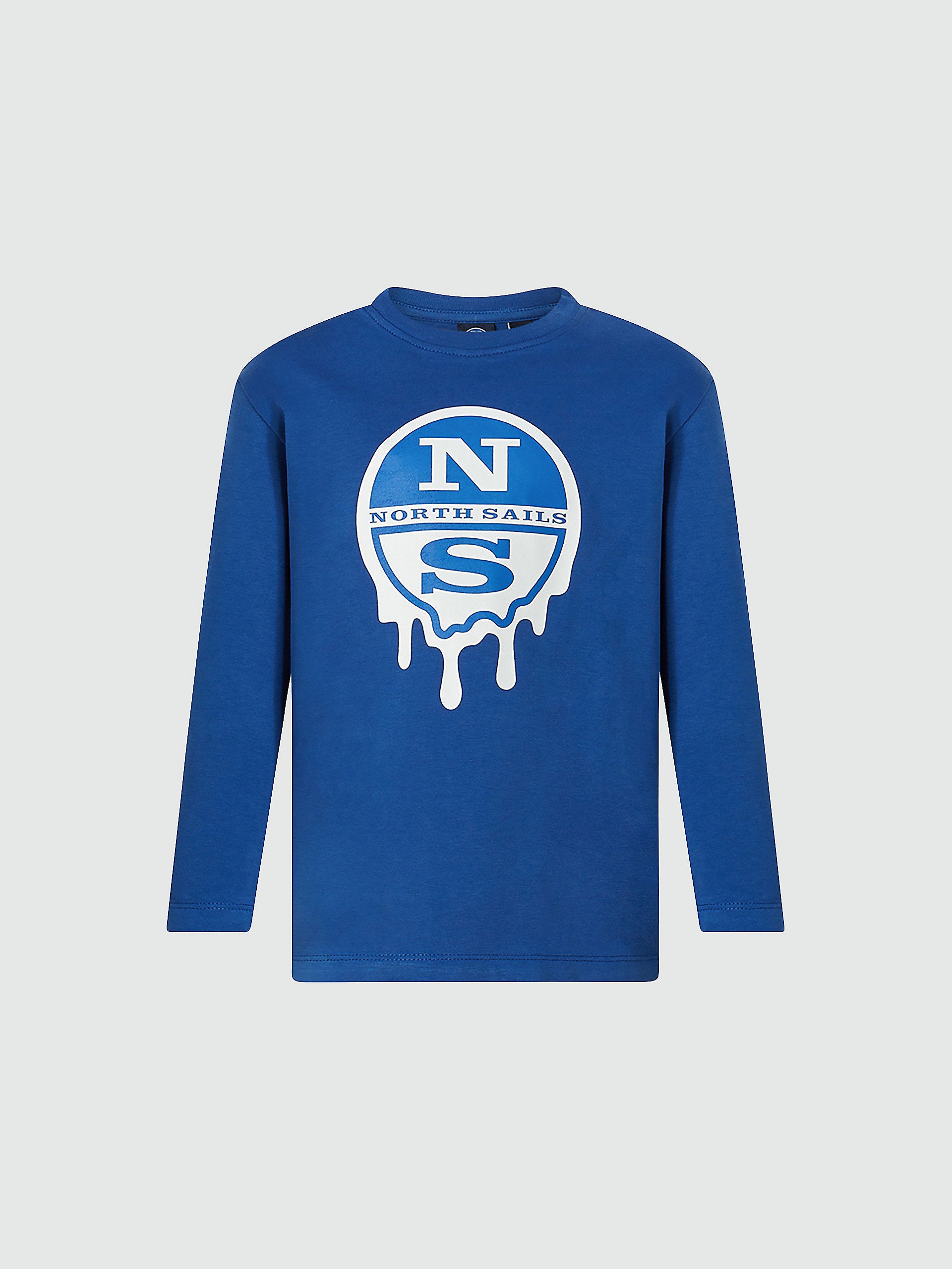 North Sails - T-shirt with maxi logoNorth SailsOcean blue4