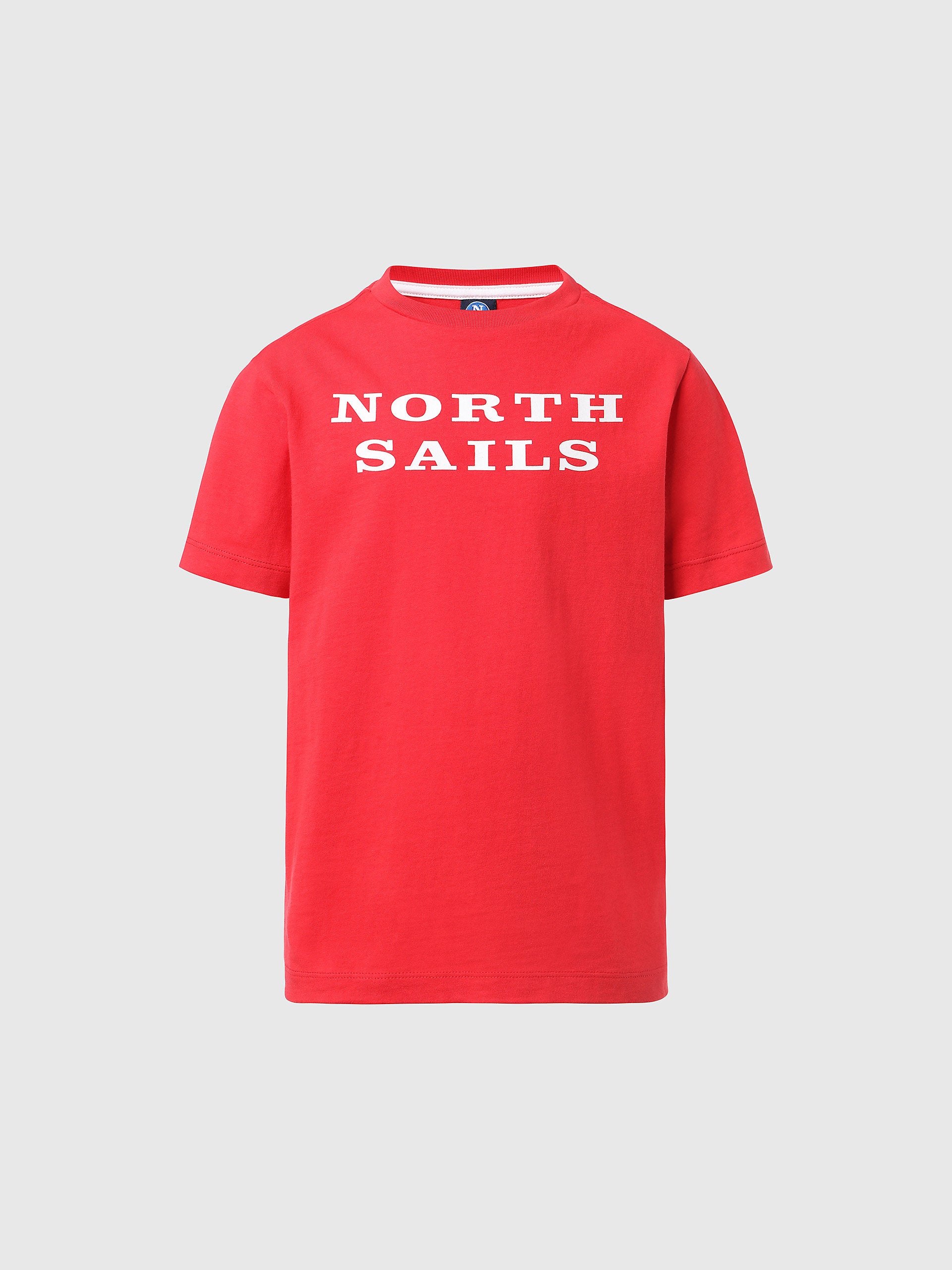 North Sails - T-shirt with chest printNorth SailsRed4