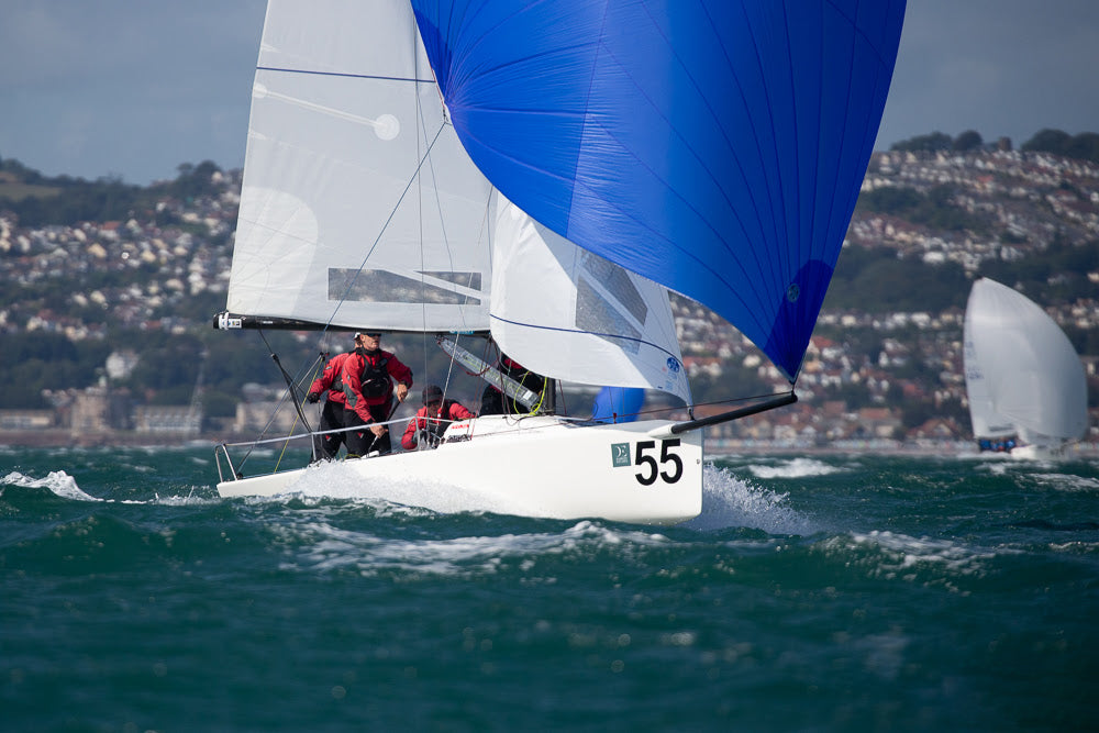 j70 sailing spinnaker