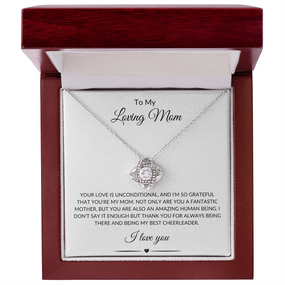 Loving Mom | Unconditional Love - Love Knot Necklace