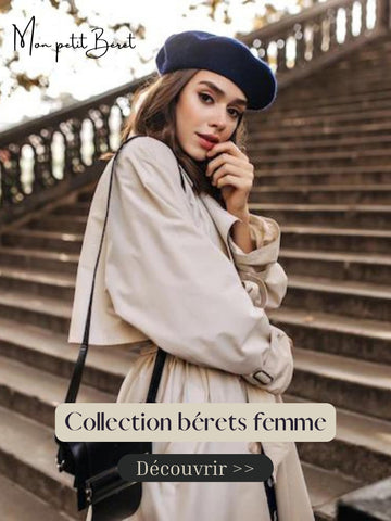 Béret casquette Femme Noir - Mon Beau Béret