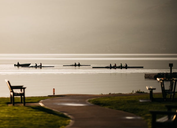 Rowing in the Okanagan