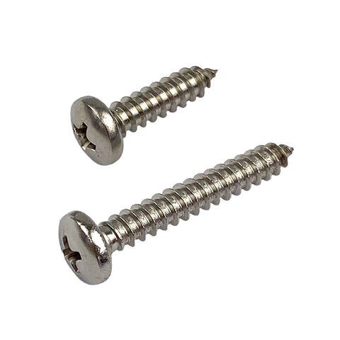 10g x 16mm Pan Head Self-Tapping Screw Phillips Stainless G304 DMS Fasteners