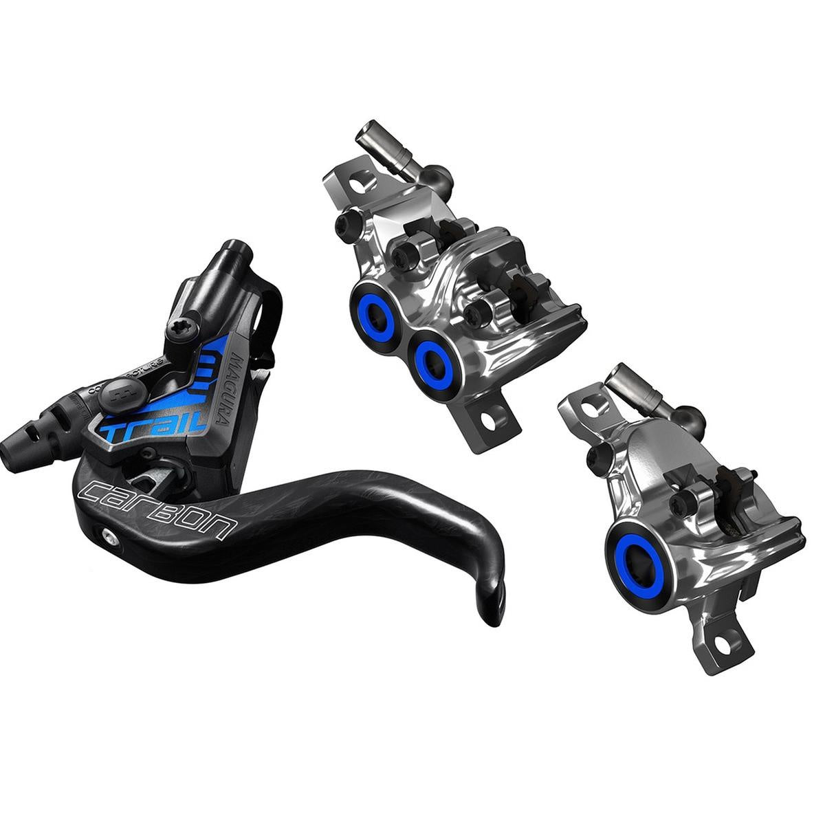 Magura MT Trail SL HC Disc Brake Set 1-FINGER HC-CARBOLAY® LEVER BLADES,  Suitable For Mounting Left or Right. 2701646