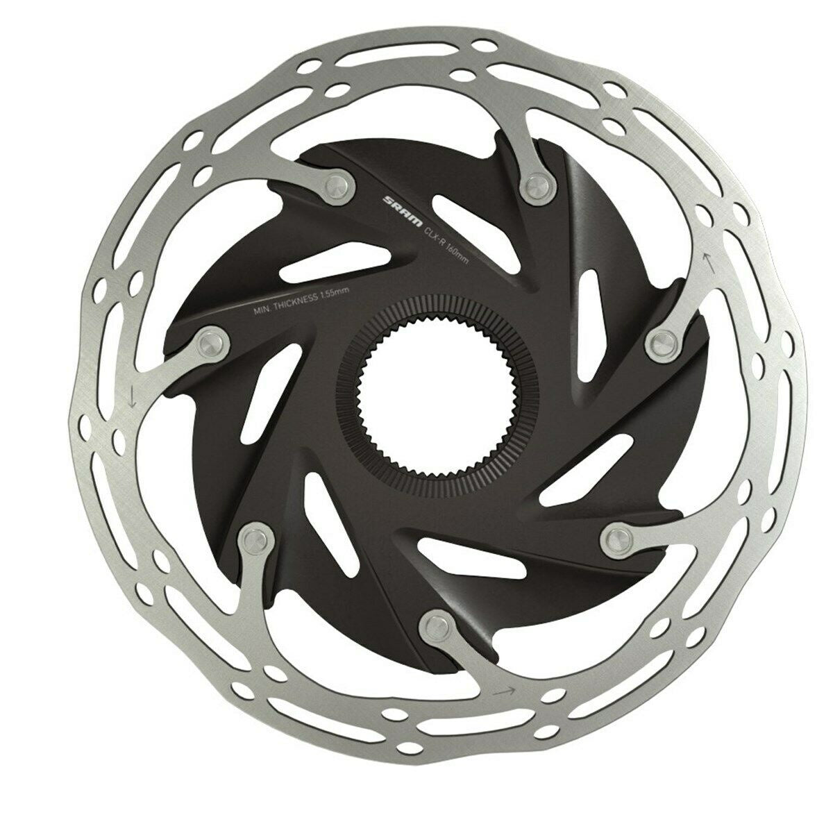 SRAM Centerline X Road 2 Piece Centerlock Rounded Disc Rotor 140mm 