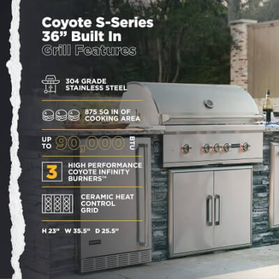 Coyote S-Series-36-Inch-Grill