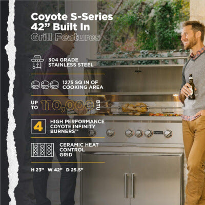 Coyote S-Series-42-Inch-Grill