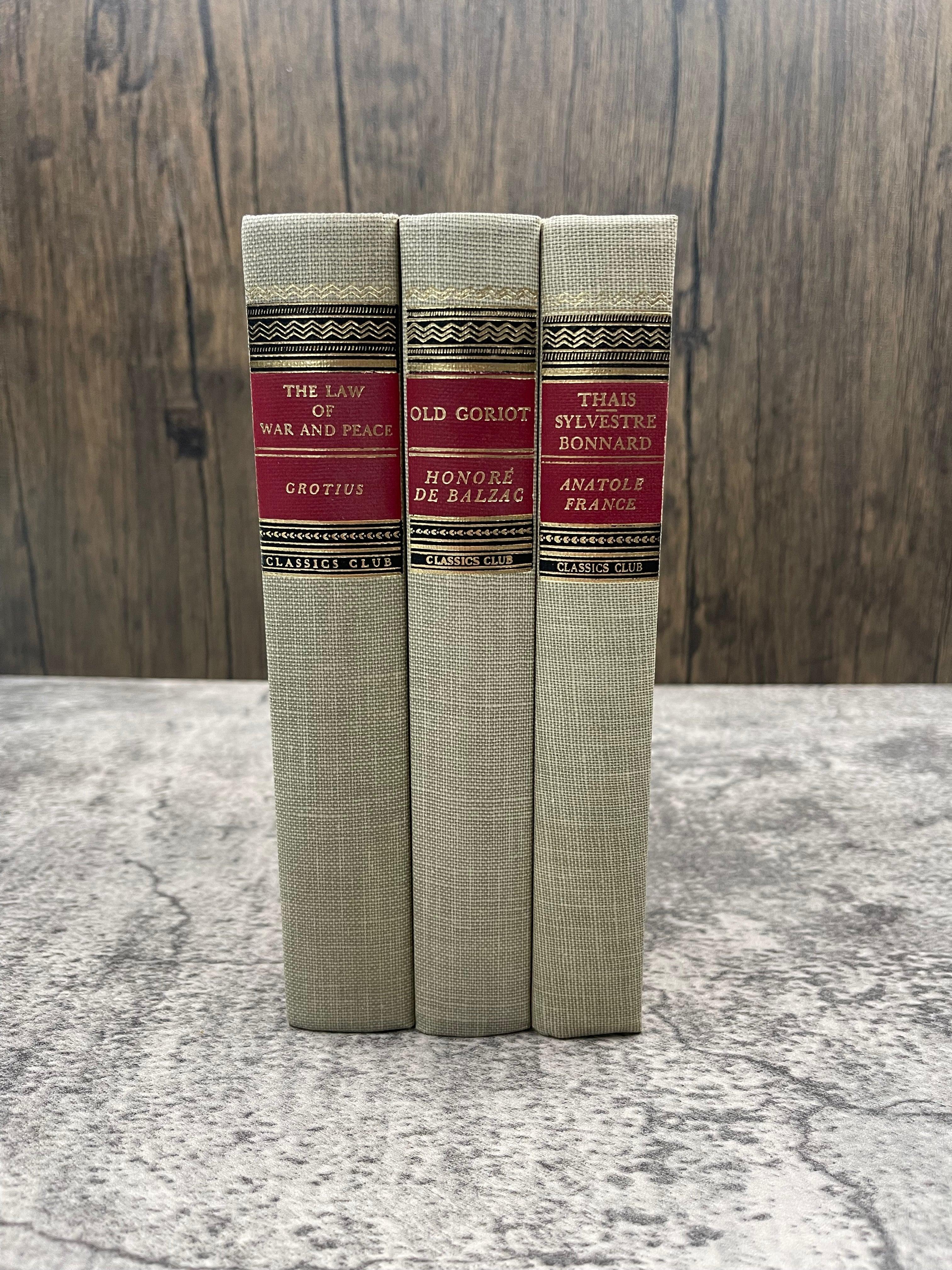 Classics Club / 3 Volumes / Curated for Dr. C