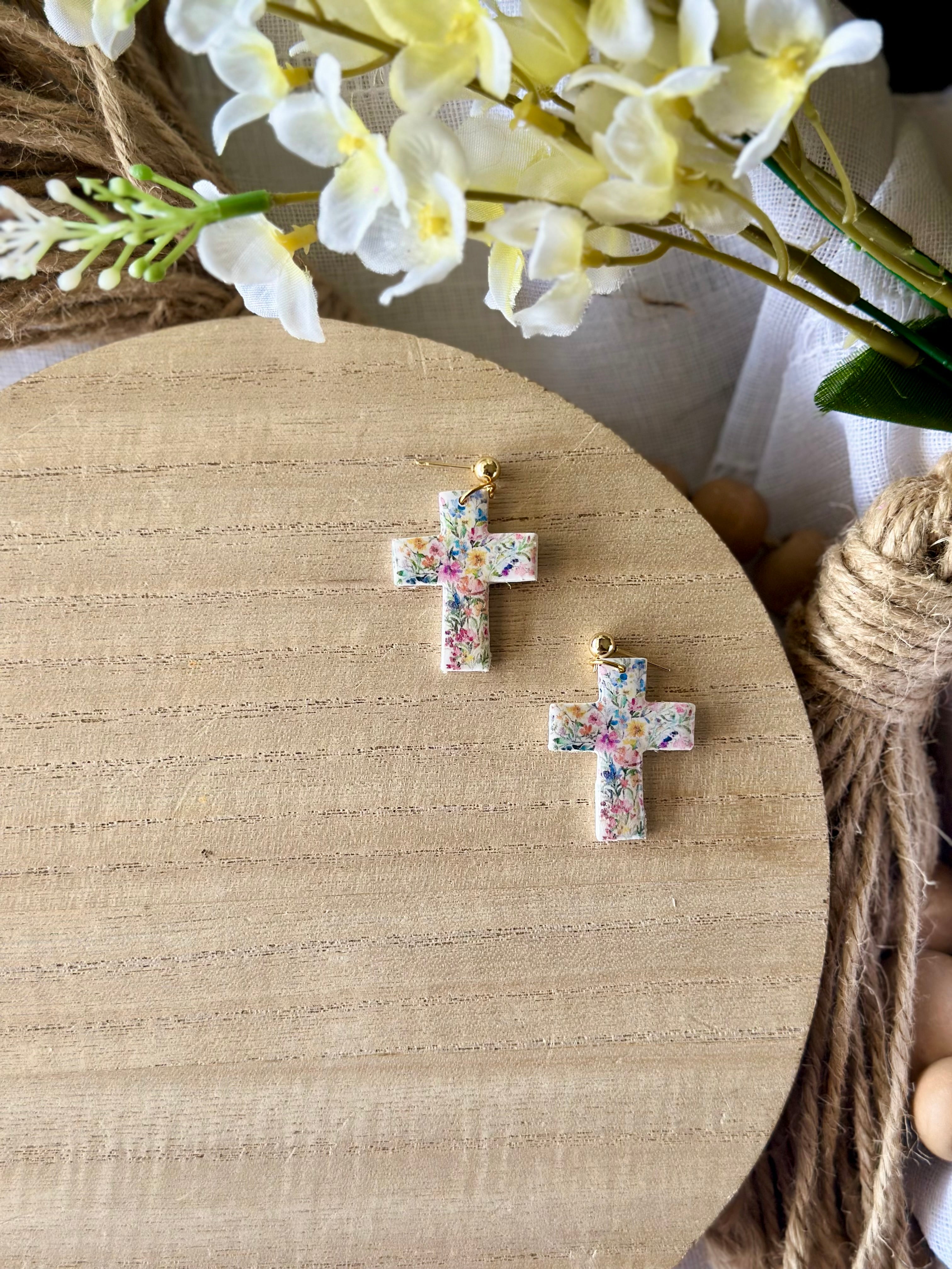 He is Risen Cross Dangles