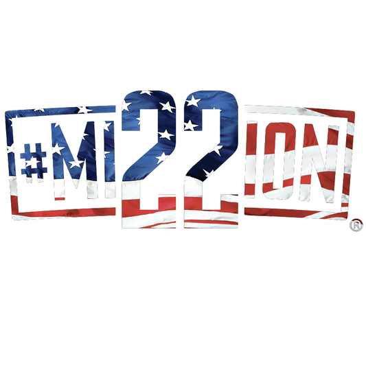 Mission 22 Ambassador - American Flag printed Ribbon Logo