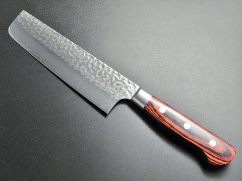 Sakai Takayuki Hammered 33layers Damascus Vg10 Nakiri Knife 160mm