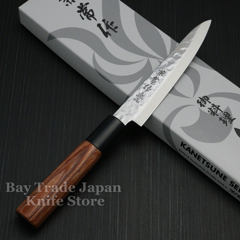 Santoku Japanese kitchen knife Takeshi Saji Damascus SG2 HB-5704 18cm for  sale