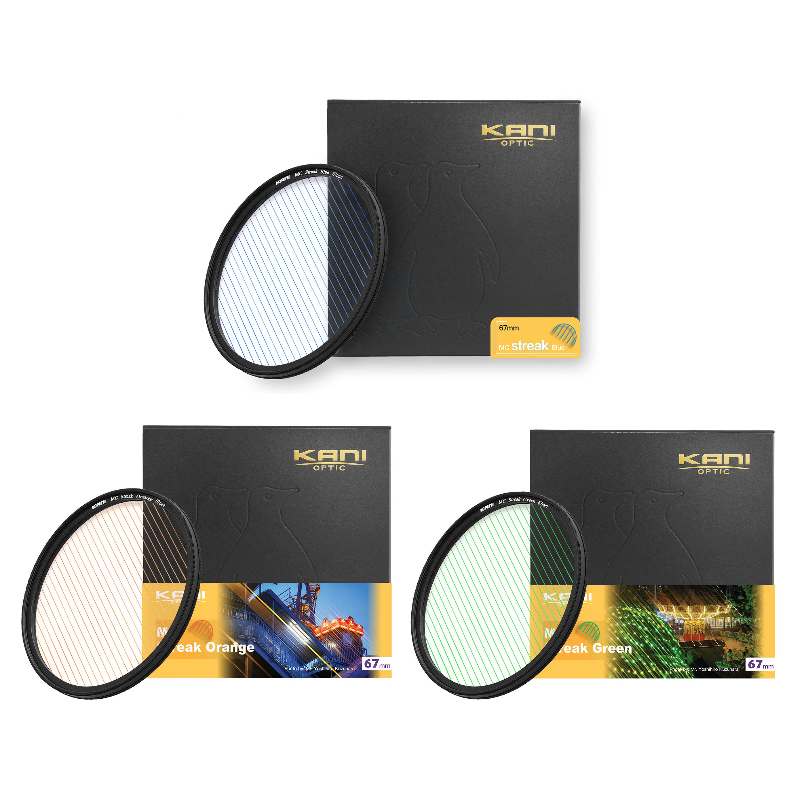 Streak Filter 3colors Set ( 77mm ) – Kanifilterglobal