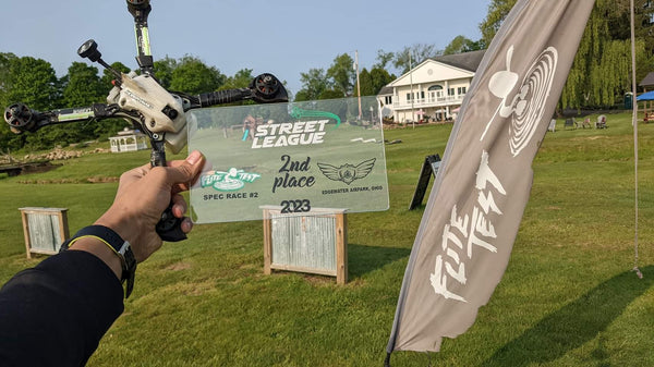 Sky FPV's 2nd Place Trophy Flying Our HeavyMetal Frame At Flight Test 23'