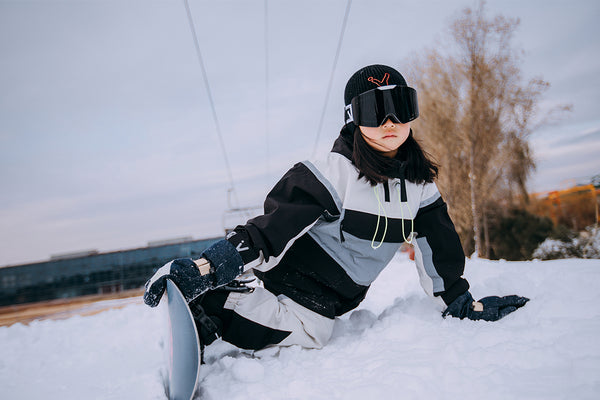 vector kids snow suit