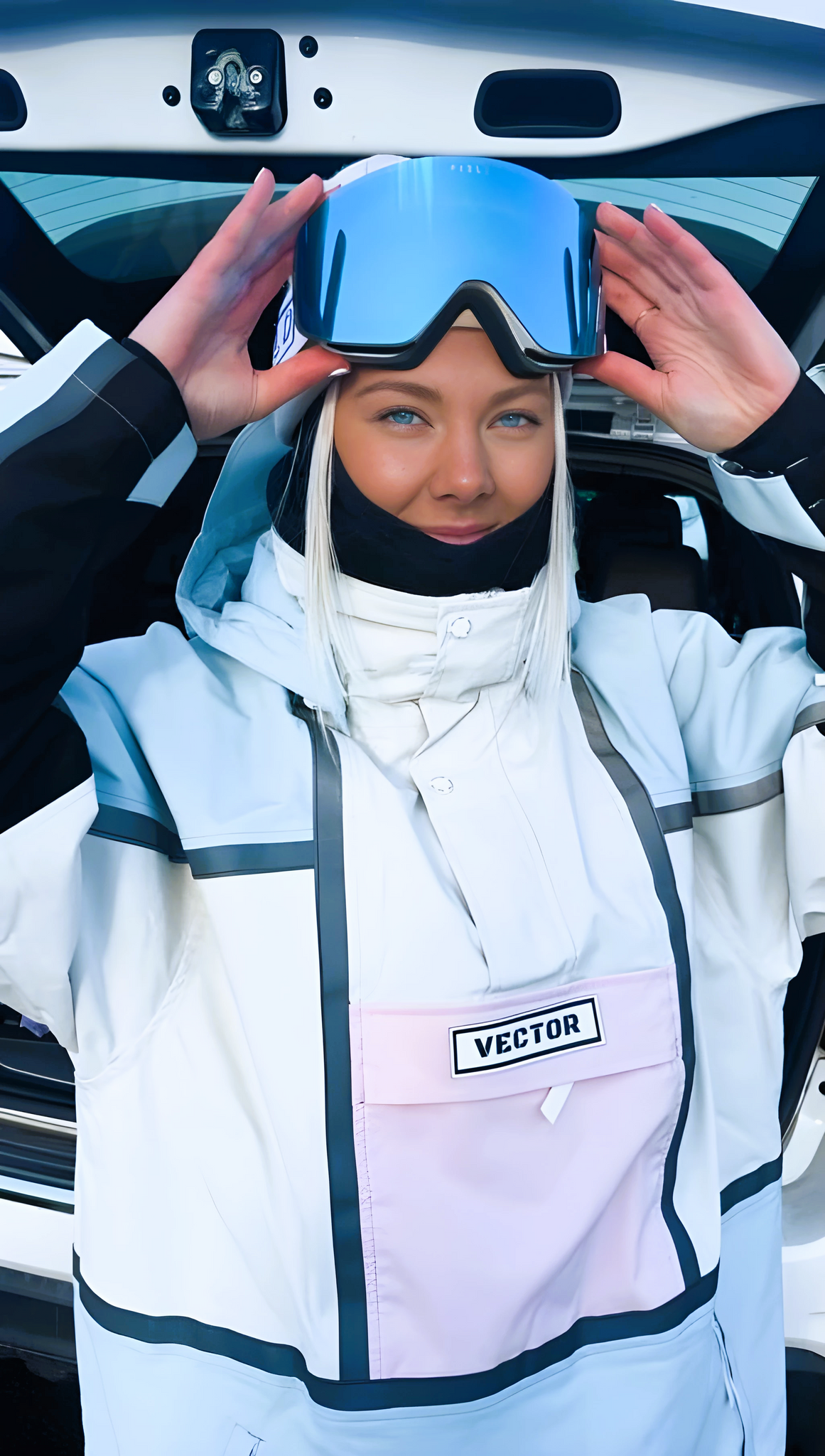 ASHLEIGH SEARLE‘s Snowboarding Picture with VECTOR