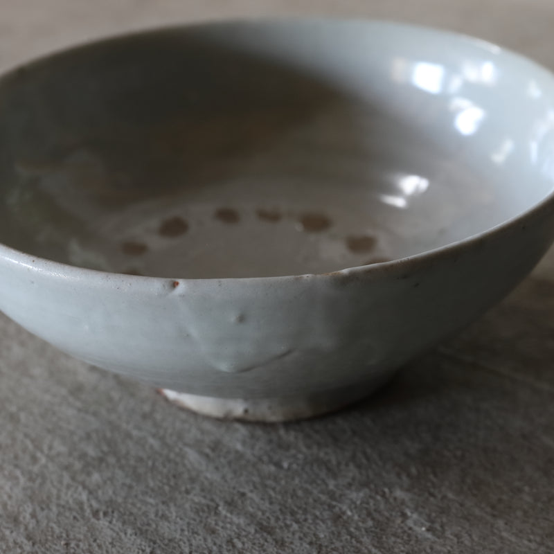 魯山人 李朝 朝鮮陶器 唐津 白釉 抹茶碗 アンティーク茶道具 蔵出し １ 