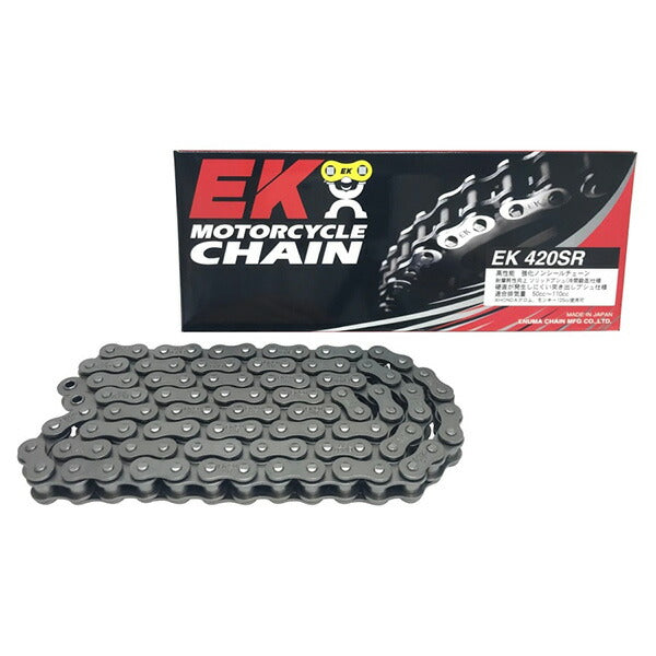 EK江沼:EKチェーン 420SR 102リンク クリップジョイント カラー：スチール 4582252842011 クリップタイプ バイクチェーン  パーツ