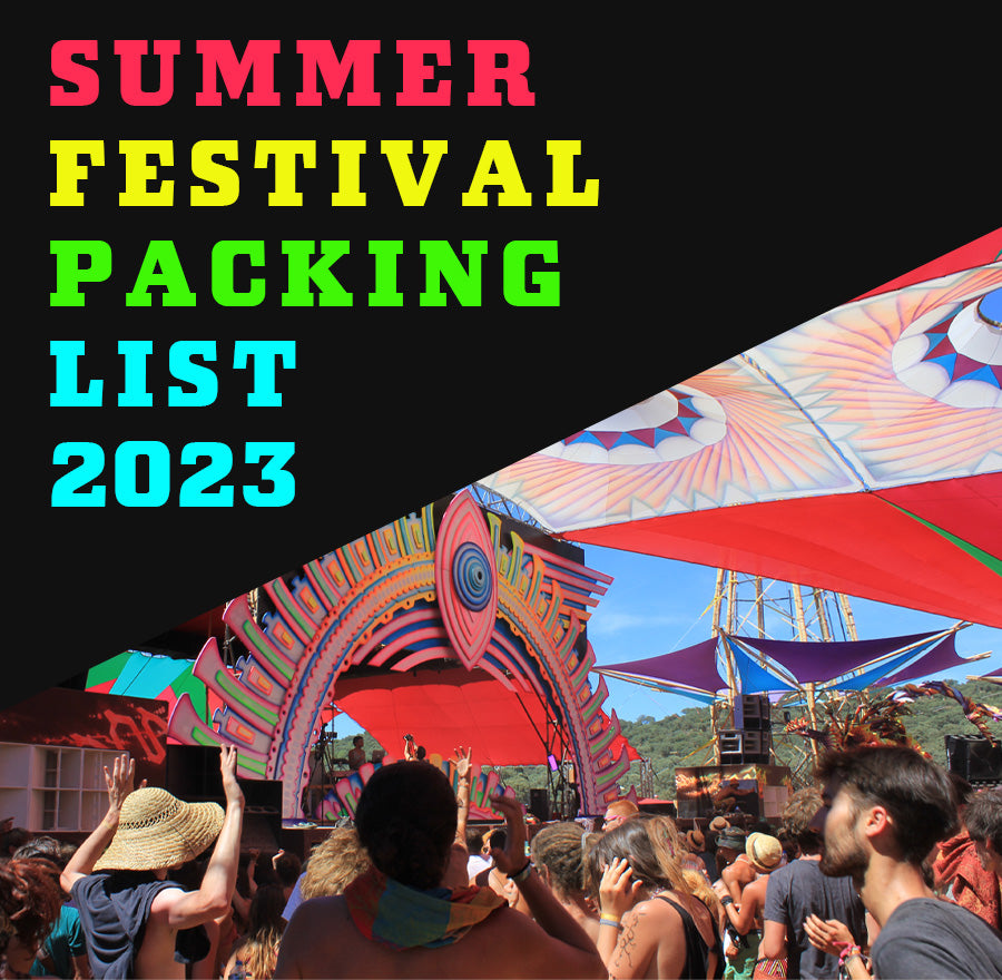 SUMMER FESTIIVAL PACKING LIST 2023