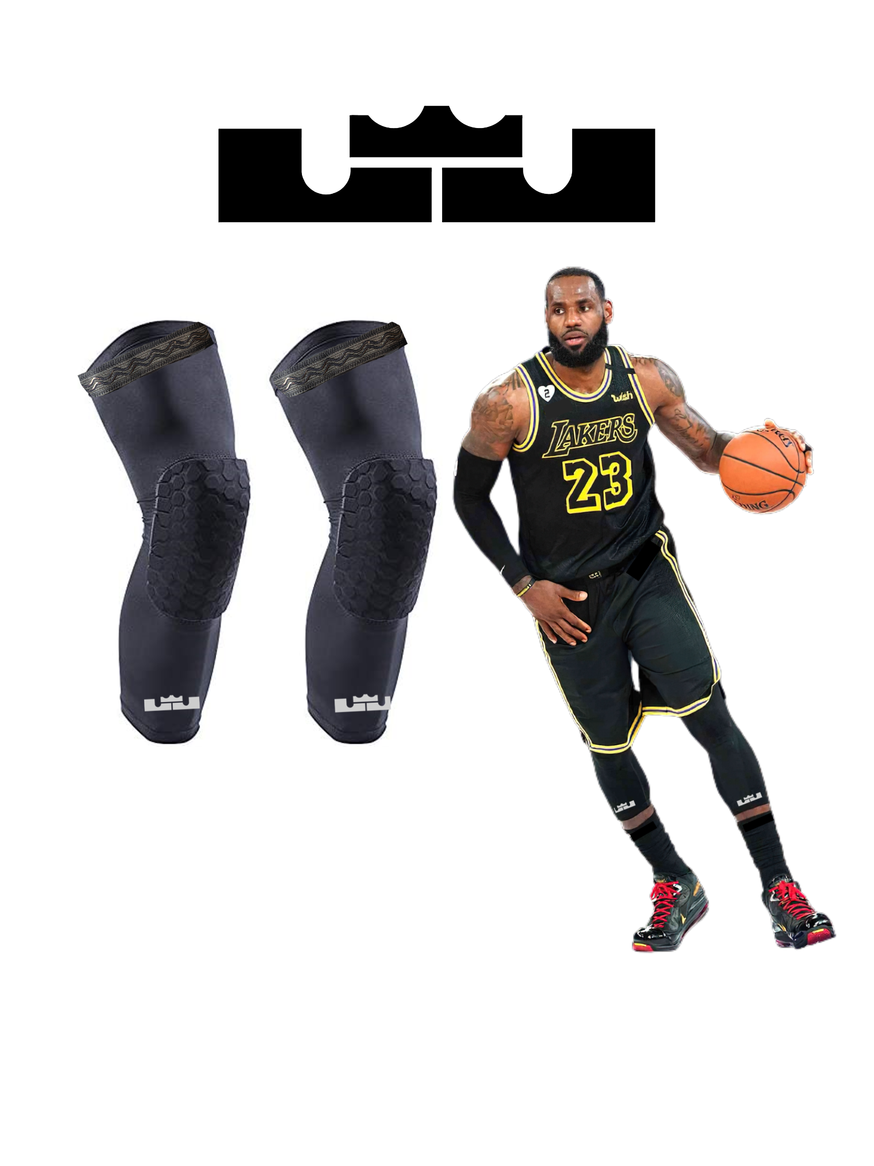 Rodilleras De Basquetbol Lebron James King – Crossover