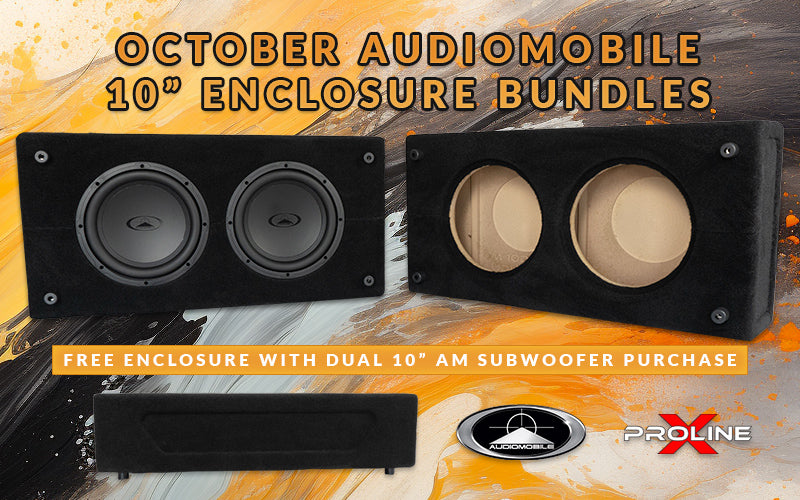Limited Edition: Audiomobile 10" Dual Enclosure Bundles