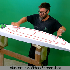 Surfboard Bottom Concave Shape