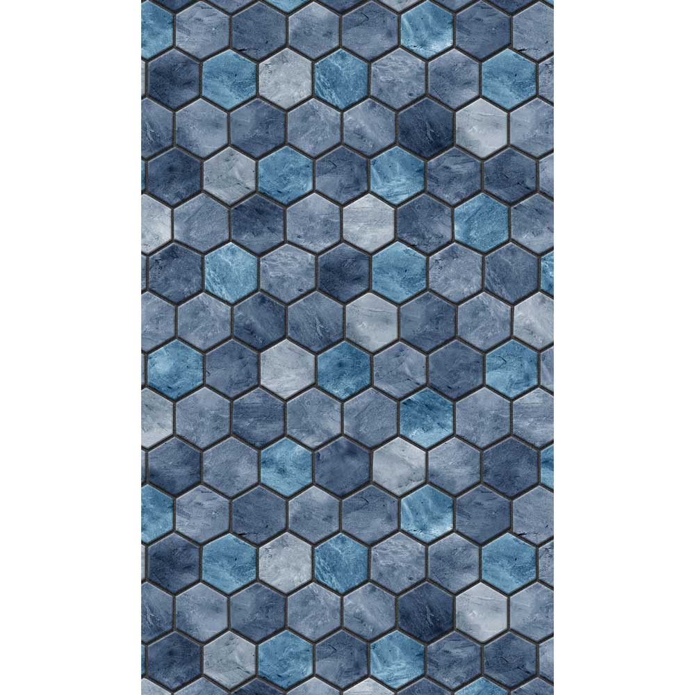 12' x 18' Oval Travertine Hex 54" Uni-Bead Above Ground Pool Liner