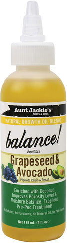Aunt Jackie's Balance Grapeseed & Avocado Oil