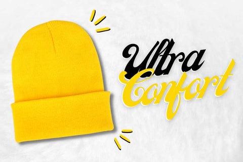 Bonnet Jaune pour Femme ultra confort.