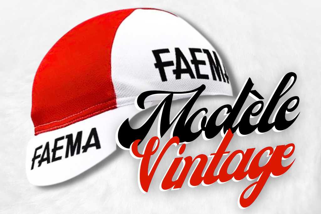 Casquette Cyclisme Faema vintage.