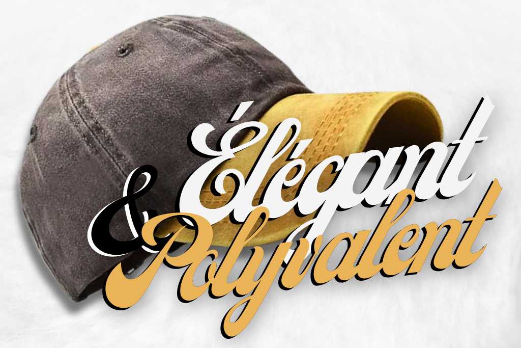 Casquette Jean Golden style élégant.