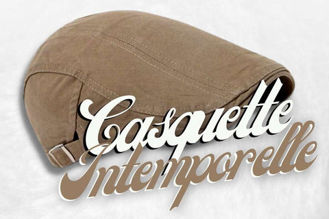 Casquette Plate Ajustable Marron Clair, un style intemporel.