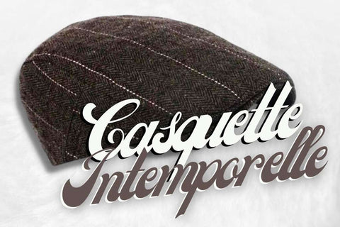 Casquette Plate Vintage style intemporel.