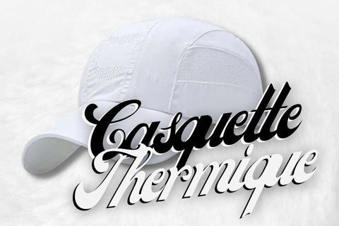 Casquette Running Blanc intelligente.