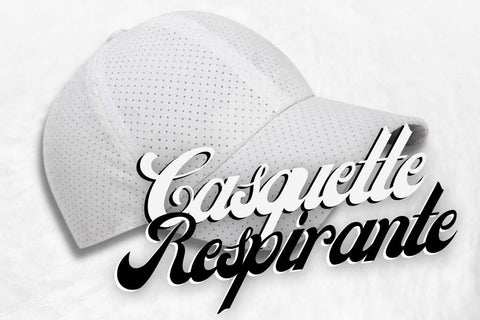 Casquette Running Respirante blanche.