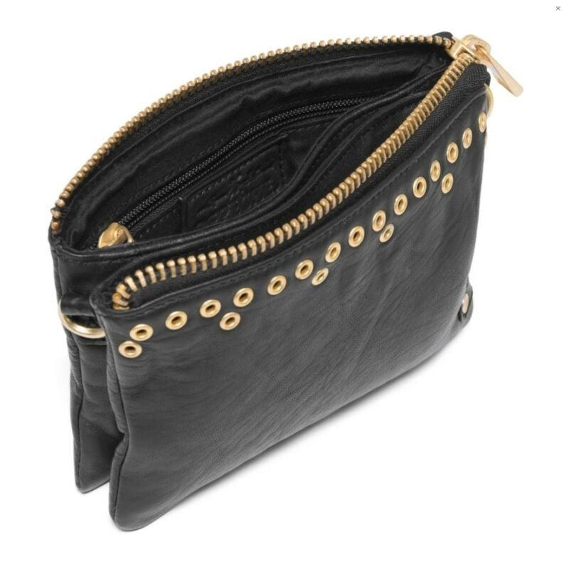 Depeche - Lille taske/clutch i Skind - Black Lykke Lykke