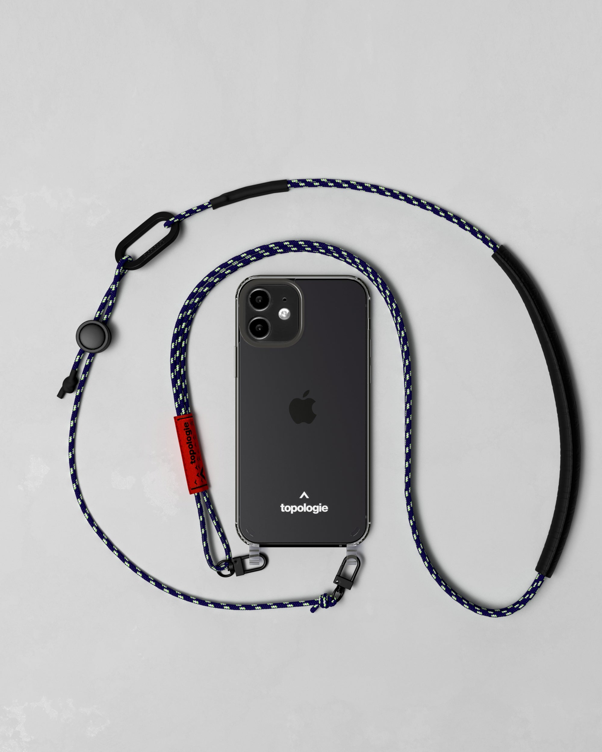 Verdon Phone Case / Clear / 3.0mm Tricord / Purple Patterned